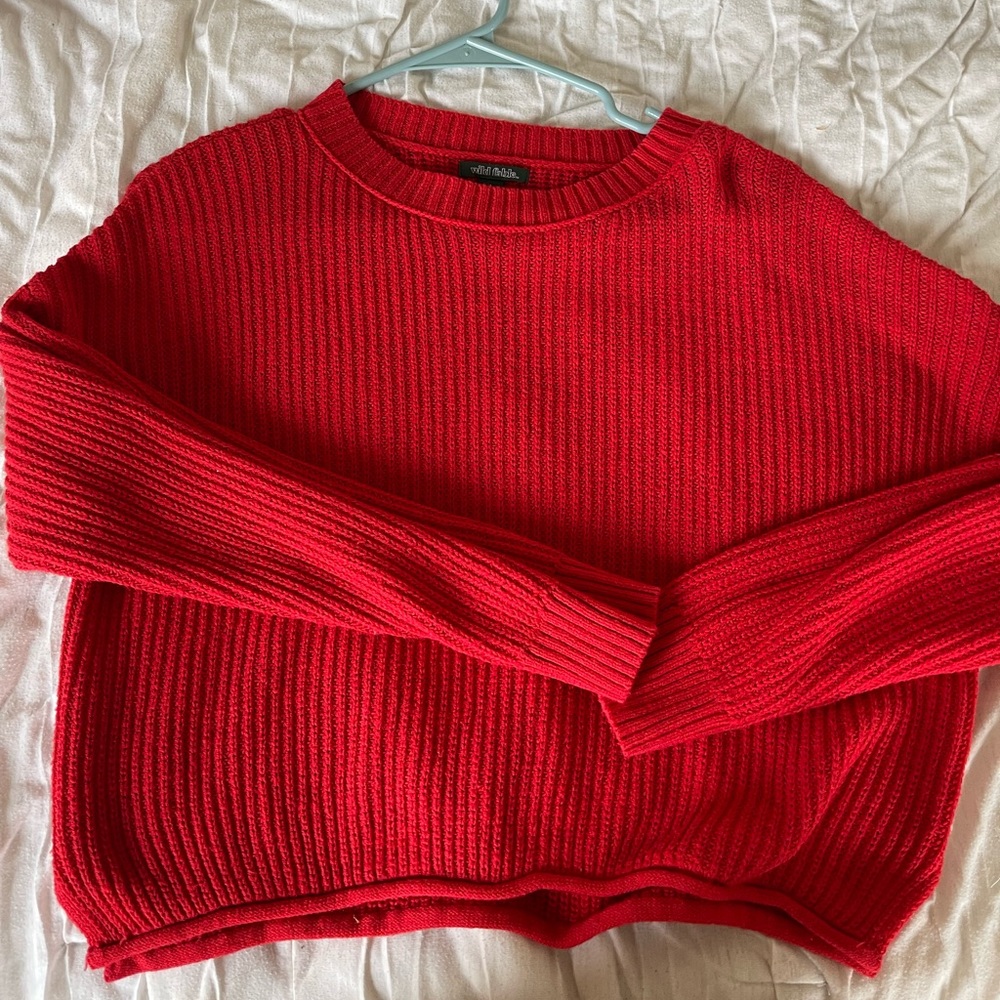 Red sweaters!